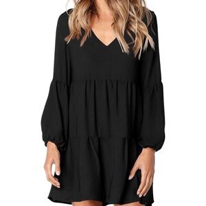 Elegant Black Women's Dress